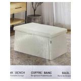 Seville Classics Foldable Storage Trunk/Bench