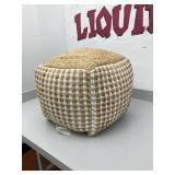 Woven Decorative Jute Cube