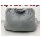 Gray Plush Lounger