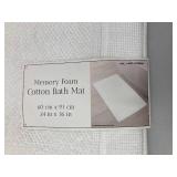 Memory Foam Cotton Bath Mat