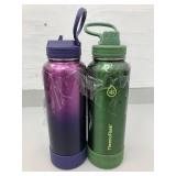 Set of Two ThermoFlask Water Bottles