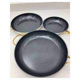 Set of Three GreenPan Cookware