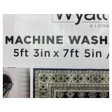 Wyatt and Ash Machine Washable Area Rug