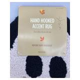 Hand Hooked Halloween Accent Rug