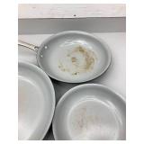 Set of Three Tramontina Frying Pans