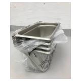 Stainless Steel Food Tray (Set of Four)