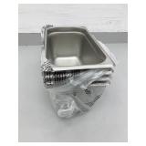 Stainless Steel Food Tray (Set of Four)