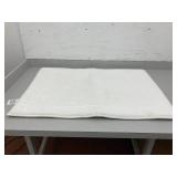 Textured Cotton White Bath Mat