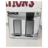 Kohler Stainless Steel Step Trash Can Set