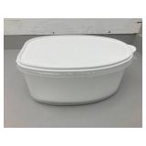 Tupperware Plastic Container with Lid and Tray