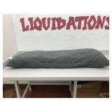 Quilted Gray Body Pillow
