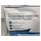 pureLux Set of Two Queen Size Gel Memory Foam Cooling Pillows