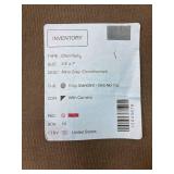 Chenille Area Rug - Alina Grey, 2.5