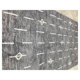 Chenille Area Rug - Alina Grey, 2.5