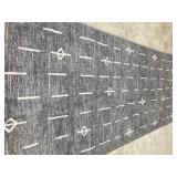 Chenille Area Rug - Alina Grey, 2.5