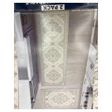 Machine Washable Accent Rug & Runner Set