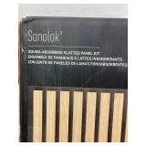 Sonolok Sound-Absorbing Slatted Panel Kit