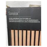 Sonolok Sound-Absorbing Slatted Panel Kit