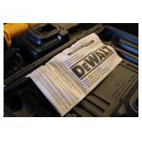 DeWalt 18V Cordless Right Angle Drill with Charger and Case