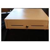 Steel Cash Register Drawer with Key Lock and Removable Cash Tray