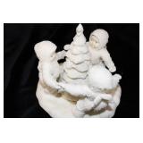 Lot of 4 Snowbabies Figurines and Lamp - Night Light, Five Part Harmony, Pennie From Heaven, Frosty Frolic