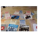 Collection of 11 WHB Top 40 Surveys & 15 Rock and Roll 45s Late 60s