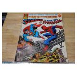 Oversize Battle of the Century Superman vs Amazing Spiderman Comic DC Marvel 13.25 x 10