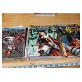Group of Warrior Nun Areala Comic Books