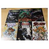 Collection of 6 Spawn Comic Books Assorted Issues Capulla and McFarlane