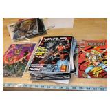 Collection of 20+ Assorted Comic Books, Posters, and Boris Vallejo Calendar