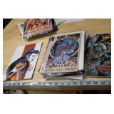 Collection of 20+ Assorted Comic Books, Posters, and Boris Vallejo Calendar
