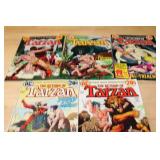 Large Vintage DC Comics Tarzan Collection Including Weird Worlds #1-7 and Tarzan of the Apes Issues