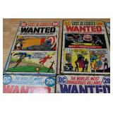 Set of 9 Vintage DC Comics Wanted World