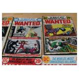 Set of 9 Vintage DC Comics Wanted World