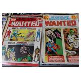 Set of 9 Vintage DC Comics Wanted World