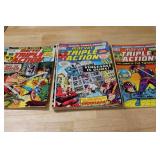 Marvel Triple Action Comic Book Lot including Issue #1 (1972)