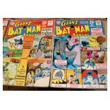 Lot of Giant Batman Annual Comic Books Including Issues #3, 4, 5, 6, and 7