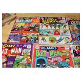 Lot of Giant Batman Annual Comic Books Including Issues #3, 4, 5, 6, and 7