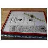 1993 Swatch Scribble Collectible Watch Framed with Certificate and Original Packaging