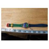 Swatch Maxi Wall Clock Nautilus with Colorful Band