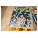 Lot of 6 Comic Books Including Amazing Spider-Man, Iron Man, Captain Canuck, Super Mario Bros, Wrestling All Stars