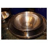 Large Assorted Stainless Steel and Enamel Cookware Set with Roasters, Pots, Pans, and Steamers