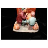Norman Rockwell Fall Ghostly Gourds Figurine by Gorham First Edition