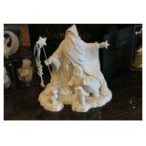 Large Collection of Snowbabies Figurines with Boxes and Waterglobe