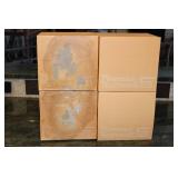 Set of 4 Norman Rockwell Inspirations in Porcelain Four Ages of Love Figurines with Boxes