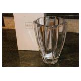 Mikasa Crystal Vase 10.5 Inch with Original Box