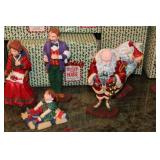 All Through the House Holiday Figurine Collection with Original Boxes