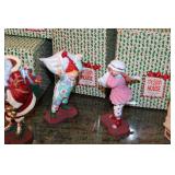 All Through the House Holiday Figurine Collection with Original Boxes