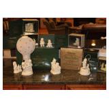 Collection of Snowbabies Figurines and Ornaments with Boxes Come Fly with Me