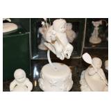 Collection of Snowbabies Figurines with Original Boxes Includes Includes Mush and What Shall We do Today?
